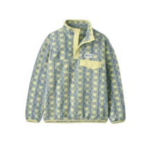 Patagonia K's Lw Synch Snap-T P/O (26/27) Hut Tripper Label: Sun Quilt Blue Sage
