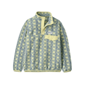 Patagonia K's Lw Synch Snap-T P/O (26/27) Hut Tripper Label: Sun Quilt Blue Sage