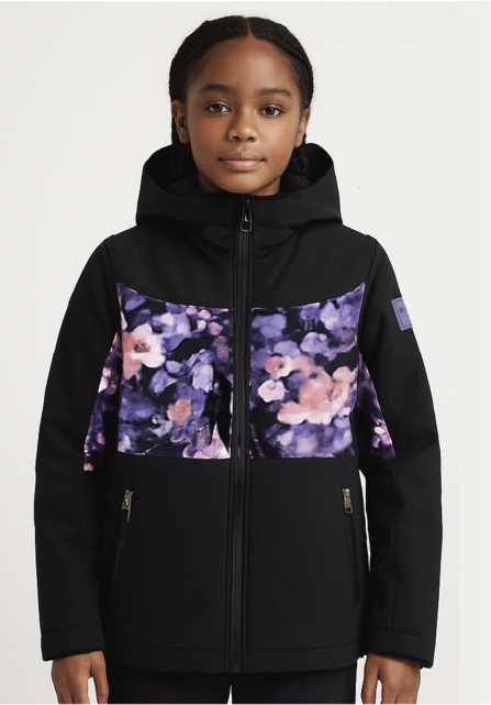 Roxy Girls Black Diamond Jacket (26/27) Black