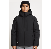 Quicksilver Boys Mission Solid Jacket (26/27) Black