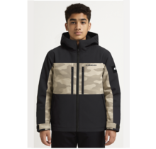 Quicksilver Boys Double Black Jacket (26/27) Black