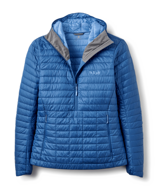 Rab Microlighter Pullover Hoody Wmns (26/27) Dark Bluebird