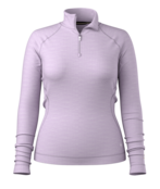 Smartwool Women's Classic Thermal Merino Base Layer 1/4 Zip Boxed (26/27) Lavender Sky Heather