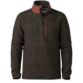 Smartwool Men's Second Cut Fleece 1/2 Zip (26/27) Burnt Sienna