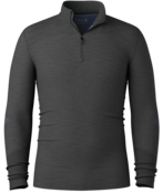 Smartwool Men's Intraknit Thermal Merino Base Layer 1/4 Zip (26/27) Charcoal-Nightfall Blue