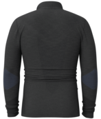 Smartwool Men's Intraknit Thermal Merino Base Layer 1/4 Zip (26/27) Charcoal-Nightfall Blue