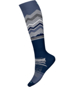 Smartwool Ski Targeted Cushion Expanding Horizons Otc Socks (26/27) Nightfall Blue