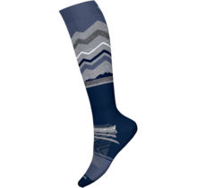 Smartwool Ski Targeted Cushion Expanding Horizons Otc Socks (26/27) Nightfall Blue