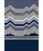 Smartwool Ski Targeted Cushion Expanding Horizons Otc Socks (26/27) Nightfall Blue