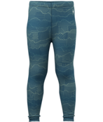 Smartwool Kids' Classic Thermal Merino Base Layer Bottom Boxed (26/27) Indigo Linear Peaks