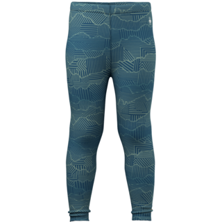 Smartwool Kids' Classic Thermal Merino Base Layer Bottom Boxed (26/27) Indigo Linear Peaks