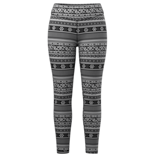Smartwool Women's Classic Thermal Merino Base Layer Bottom Boxed (26/27) Black Fair Isle Fun