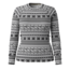 Smartwool Smartwool Women's Classic Thermal Merino Base Layer Crew Boxed (26/27) Black Fair Isle Fun