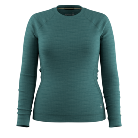 Smartwool Women's Classic Thermal Merino Base Layer Crew Boxed (26/27) Dark Teal Heather