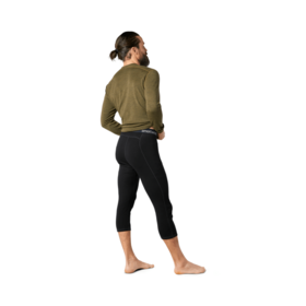 Smartwool Men's Classic Thermal Merino Base Layer 3/4 Bottom Boxed (26/27) Black