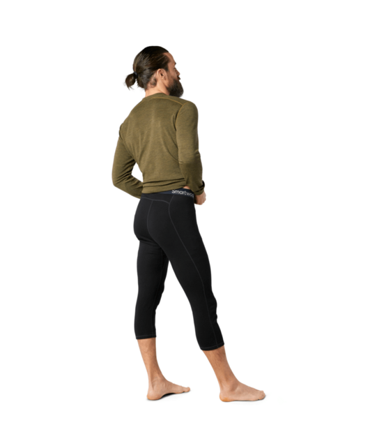 Smartwool Men's Classic Thermal Merino Base Layer 3/4 Bottom Boxed (26/27) Black