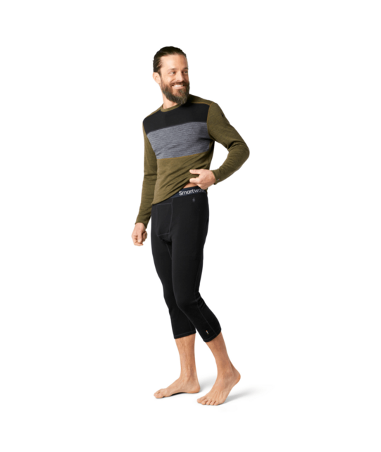 Smartwool Men's Classic Thermal Merino Base Layer 3/4 Bottom Boxed (26/27) Black