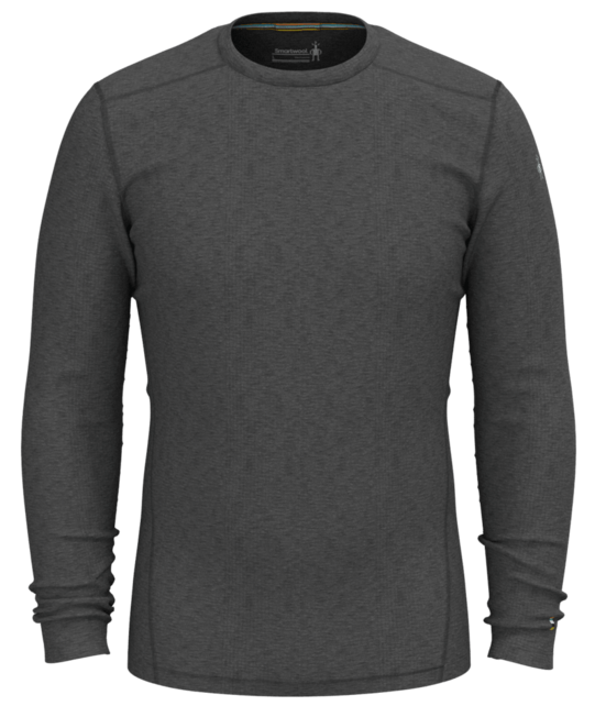 Smartwool Men's Classic Thermal Merino Base Layer Crew Boxed (26/27) Charcoal Heather
