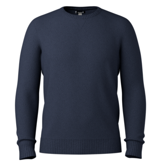 Smartwool Men's Sparwood Crew Sweater (26/27) Deep Navy-Nightfall Blue