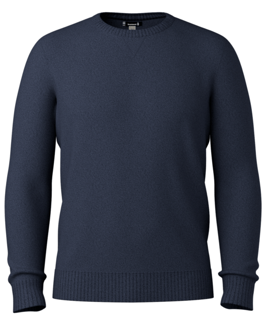Smartwool Men's Sparwood Crew Sweater (26/27) Deep Navy-Nightfall Blue