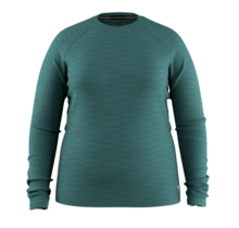 Smartwool Women's Classic Thermal Merino Base Layer Crew Plus Boxed (26/27) Dark Teal Heather