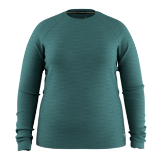 Smartwool Women's Classic Thermal Merino Base Layer Crew Plus Boxed (26/27) Dark Teal Heather