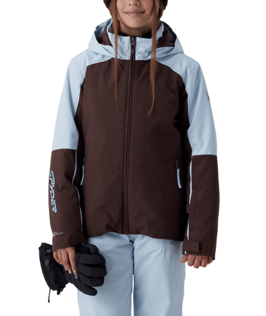 Spyder Kids Conquer Jacket (26/27) Mocha