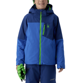 Spyder Kids Leader Jacket (26/27) Bold Blue