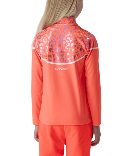 Spyder Kids Reflect 1/2 Zip (26/27) Leopard
