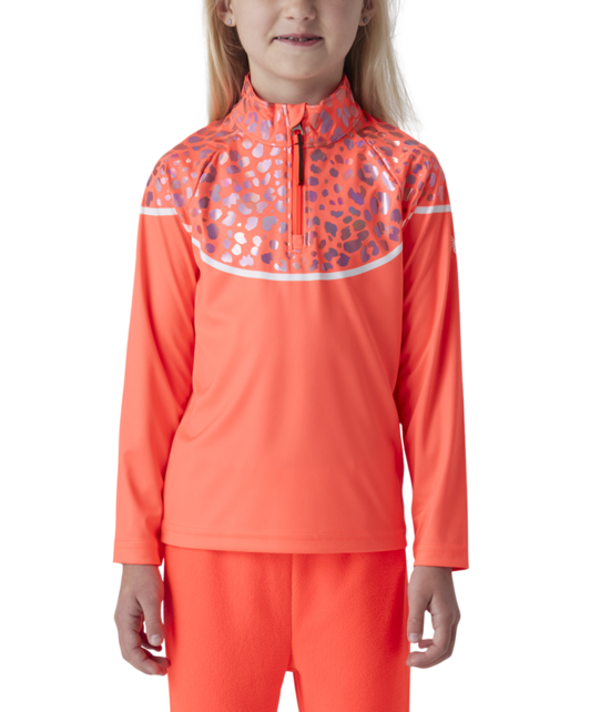 Spyder Kids Reflect 1/2 Zip (26/27) Leopard