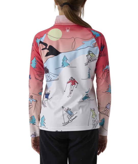 Spyder Kids Surface 1/2 Zip (26/27) Electric Coral