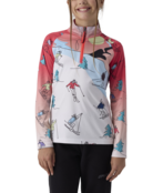 Spyder Kids Surface 1/2 Zip (26/27) Electric Coral