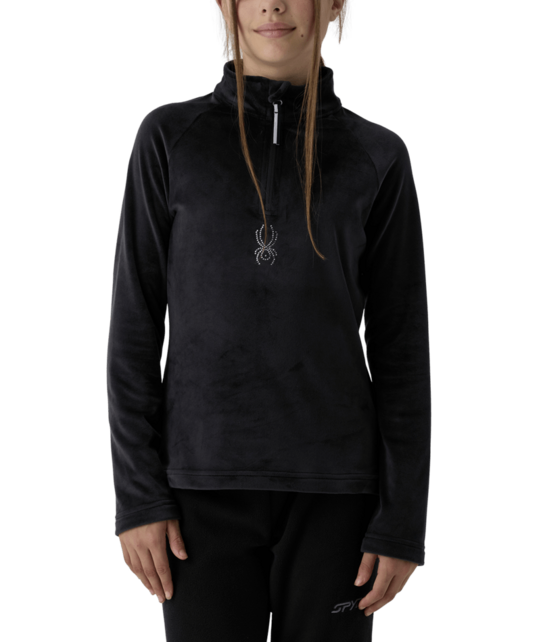 Spyder Kids Shimmer Bug 1/2 Zip (26/27) Black