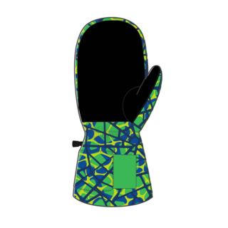 Spyder Kids Toddler Cubby Ski Mittens (26/27) Strobe Green Webs