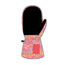 Spyder Kids Toddler Cubby Ski Mittens (26/27) Leopard