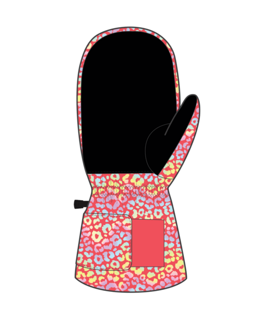 Spyder Kids Toddler Cubby Ski Mittens (26/27) Leopard
