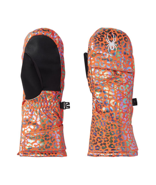 Spyder Kids Toddler Cubby Ski Mittens (26/27) Leopard