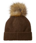 Spyder Plait Pom Hat (26/27) Mocha O/S