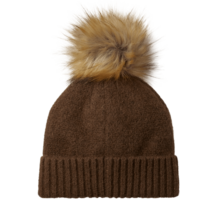 Spyder Plait Pom Hat (26/27) Mocha O/S