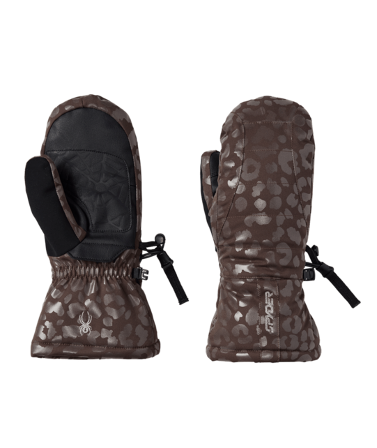 Spyder Inspire Ski Mittens (26/27) Leopard