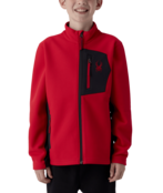 Spyder Kids Bandit Sweater Fleece Jacket (26/27) Spyder Red