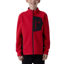 Spyder Kids Bandit Sweater Fleece Jacket (26/27) Spyder Red