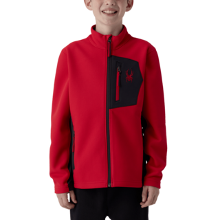 Spyder Kids Bandit Sweater Fleece Jacket (26/27) Spyder Red