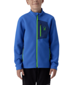 Spyder Kids Bandit Sweater Fleece Jacket (26/27) Bold Blue