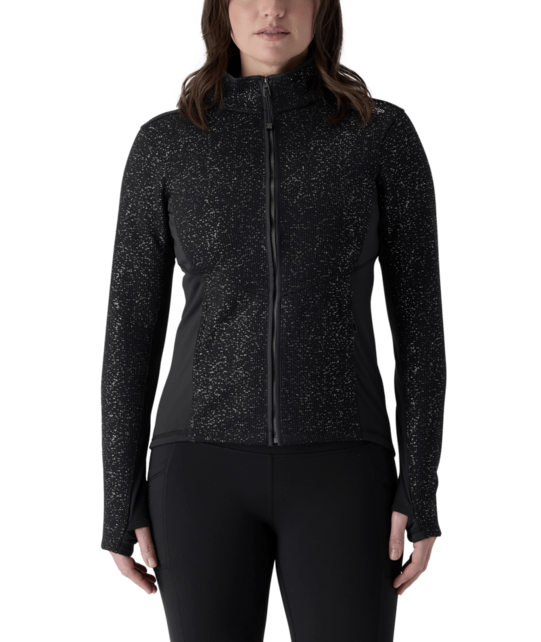 Spyder Luxe Sweater Fleece Jacket (26/27) Black