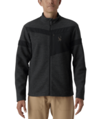 Spyder Wengen Sweater Fleece Jacket (26/27) Black Melange
