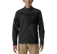 Spyder Wengen Sweater Fleece Jacket (26/27) Black Melange