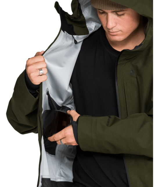 Volcom Tester 3L Gore-Tex Jkt (26/27) Dkgreen