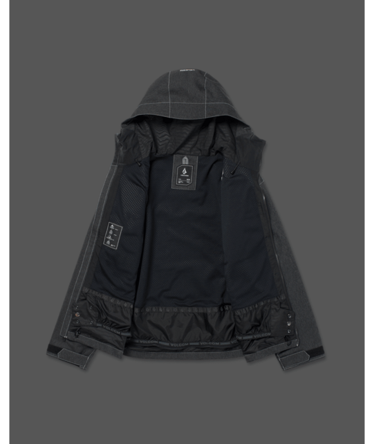 Volcom Top Stitch Jacket (26/27) Black Denim