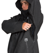 Volcom Top Stitch Jacket (26/27) Black Denim